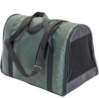 Сумка переноска Конверт-Туннель №0 расклад.с карманом и ремнем 33*19*21см зеленый/9025/