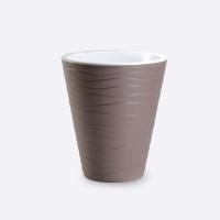 Кашпо Валенсия 2,8л мокко со вставкой