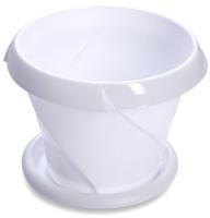Кашпо "Флориана" 0,7л белый С384БЕЛ
