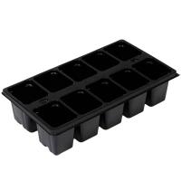 Кассета для рассады на 10 ячейки 32*14,9 черный 