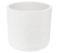 Кашпо СЛАНЕЦ 24л белый М3201