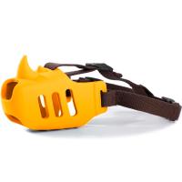 Намордник Носорог M длина носа 7,5см обхват носа 27-31см НН-27 желтый