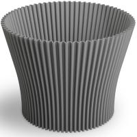 Кашпо Lotos Dlo 11*9см серый 071670 
