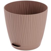 Кашпо Флис 3л какао прик. под. М8466 /14шт/ Альтерн