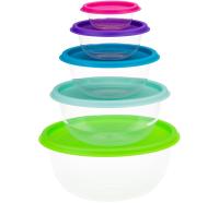 Набор мисок Радуга из 5шт Микс М1308