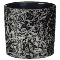 Маджента черный тубус кашпо 0,15л