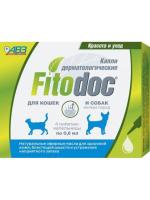 Капли FITODOC для собак и кошек мелких пород дерматологические 4пип*0,6мл Капли FITODOC для собак и кошек мелких пород дерматологические 4пип*0,6мл