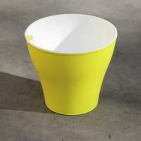 Кашпо Афина 1л лимон со вставкой 