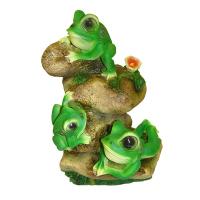 Лягушки на камнях H36см 123459/F372