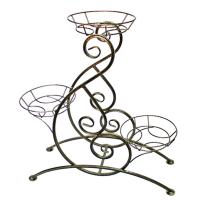 Подставка РЗДИ Конек на 3 горшка графит 423