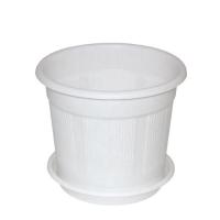 Кашпо №0 0,5л белый 