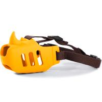 Намордник Носорог L длина носа 8,5см обхват носа 31-35см НН-28 желтый
