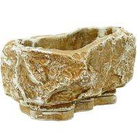 Кашпо Камень Памир 24*18*12см темно-песчан 492152