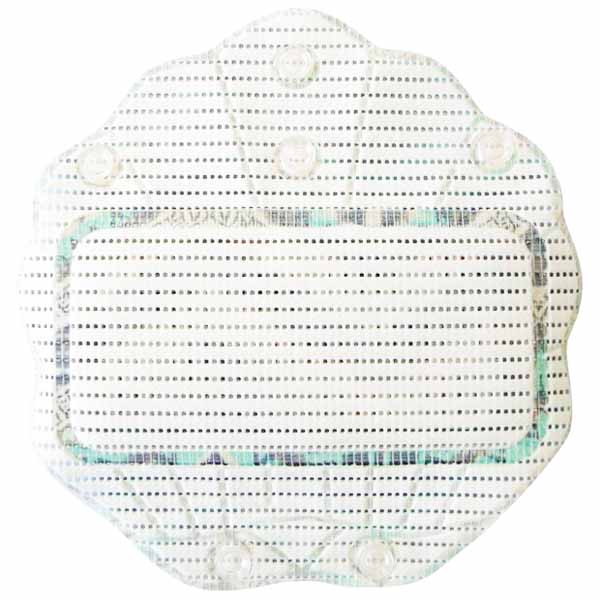 Подушка для ванной 33*33см с присосками ПВХ 6693