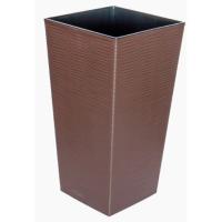 Кашпо Рапис 47см 10л матовое шоколадный с вставкой 07051 /5шт/Арз