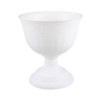 Вазон на ножке 10л Венеция белый М3127