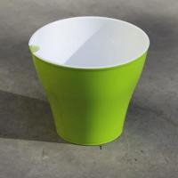 Кашпо Афина 1л киви со вставкой 