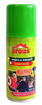 ARGUS Антиклещ аэрозоль от клещей 100мл ARGUS Антиклещ аэрозоль от клещей 100мл