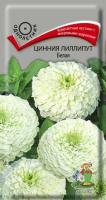 Цинния лилипут Белая 0,4г Цинния лилипут Белая 0,4г