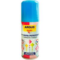 ARGUS BABY Аэрозоль от комаров для детей с 3 лет 100мл  ARGUS BABY Аэрозоль от комаров для детей с 3 лет 100мл