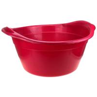 Таз 24л круглый бордовый /Рад