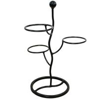 Подставка Настольная РЗДИ РОСТОК 3 горшка черная