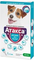 Капли Атакса  д/собак от 4 до10кг п/блох и клещей №1 1пип*1мл Капли Атакса  д/собак от 4 до10кг п/блох и клещей №1 1пип*1мл
