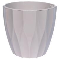 Кашпо Флюте 1,9л льняной с вставкой /12шт/ДТ 