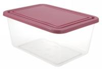 Контейнер для пищевых продуктов 0,8л прямоугольный ягодный М1451 