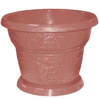 Кашпо №1 1л мокко с под. 