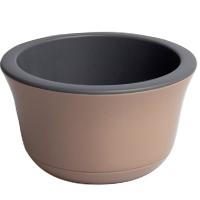 Кашпо Омега 2,4л фраппе/антрацит ОМ20-90