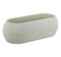 Кашпо ПИКАНТО 1,3л белый ротанг М3210