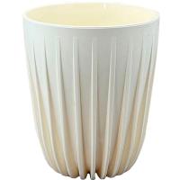 Кашпо Сигма 4,5л ваниль с вставкой 19*23см СИ19-31 /4шт/ЛГ