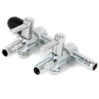 Краник металл А002 на 2 выхода/Вестерн