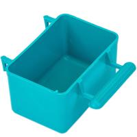 Кормушка ЕВРО 8*5*4,5см пласт. крючок бирюза/5070