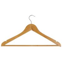 Вешалка W2-Р деревянная с перекладиной (эконом) 311362