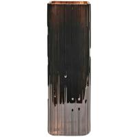 Ваза д/цветов Квадро большая Браун стекл. /1905-Н5 /1шт/ДК