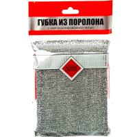 Губка д/посуды с металл. нитью 56537 /200шт/ HQ