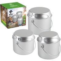 Набор Котелков (1л,2л,3л) алюминиевый Camp-S1 