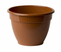 Цветочный горшок Антик 2,6л терракотовый с поддоном