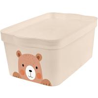 Ящик д/хранения 7,5л Lalababy мишка LA5123