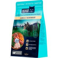 Кошки Ночной охотник 1,5кг 4 мяса с облепихой сухой д/взр.кошек/8шт/ЧЗ