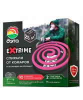 Спирали ДЭТА EXTRIME от комаров 10спиралей+2подставки Спирали ДЭТА EXTRIME от комаров 10спиралей+2подставки