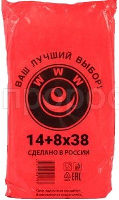 Пакет фасовочный ПНД 14*8*38см 1000шт WWW красный Пакет фасовочный ПНД 14*8*38см 1000шт WWW красный