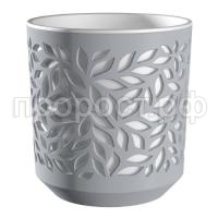 Leaves-серый-белый