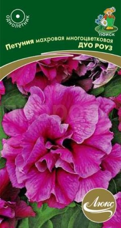 Петуния махровая многоцветковая Дуо роуз 10шт Петуния махровая многоцветковая Дуо роуз 10шт