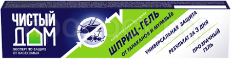 Гель Чистый Дом от тараканов и муравьев 20мл шприц Гель Чистый Дом от тараканов и муравьев 20мл шприц