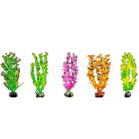 Пластиковое растение 30см Plant 108 MIX/5шт/BARBUS
