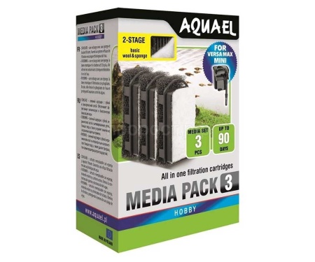 Сменный картридж VERSAMAX mini пористая губка и флизелин (3шт)/113273/АП