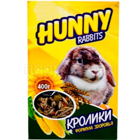 Грызуны Ханни д/кроликов зерносмесь 400гр/20шт/Вестерн ЧЗ
